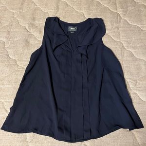 Navy Tank Blouse